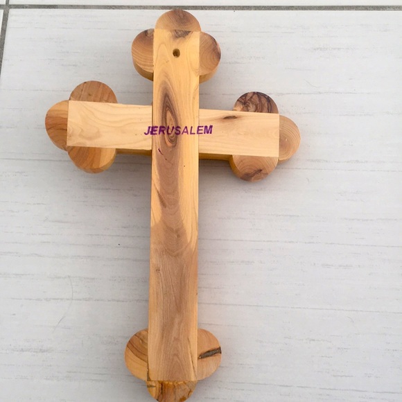 ONE-OF-A-KIND OLIVEWOOD CROSS FROM BETHLEHEM! 🙏* - Picture 6 of 17